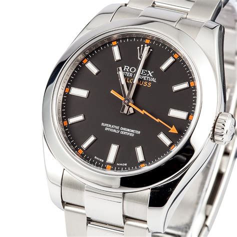 rolex milgauss black dial